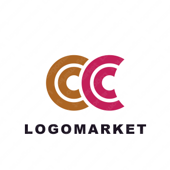 CとC/Cと シンプルのロゴ