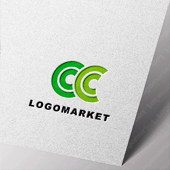 CとC/Cと シンプルのロゴ