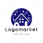 家と雪と雪室のロゴ