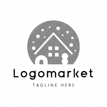 家と雪と雪室のロゴ