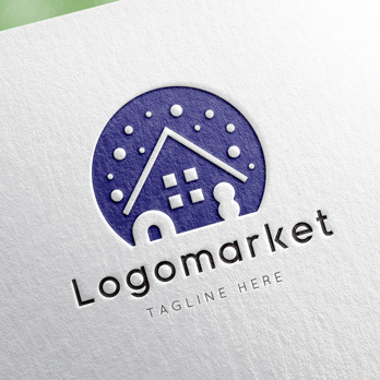 家と雪と雪室のロゴ