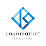 Kとkと菱形のロゴ