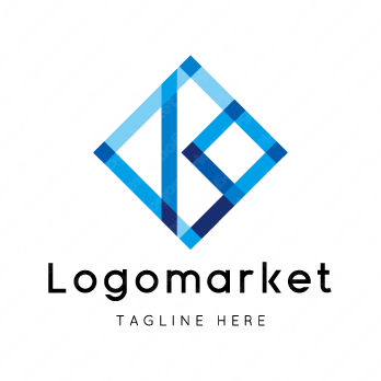 Kとkと菱形のロゴ