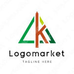 Kと木と矢印のロゴ