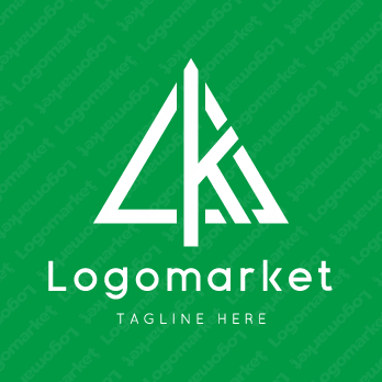 Kと木と矢印のロゴ