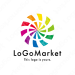 花と太陽と多様性のロゴ