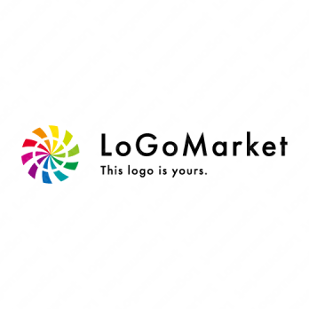 花と太陽と多様性のロゴ