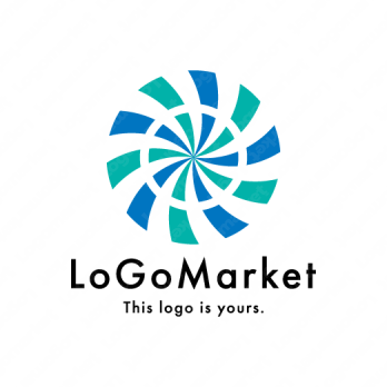 花と太陽と多様性のロゴ