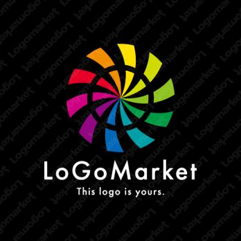 花と太陽と多様性のロゴ