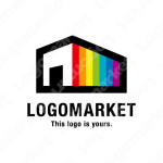 コンテナと家とモジュールのロゴ