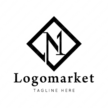 Nと1とナンバーワンのロゴ