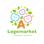 歯と成長と安心感のロゴ