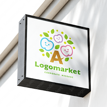 Aとaと虹のロゴ