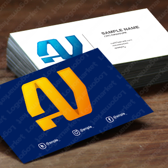 Aとaと虹のロゴ