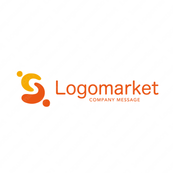 Sと繋がりとシンプルのロゴ