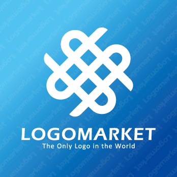 結ぶと重なりとSのロゴ