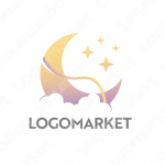 空と海と月のロゴ