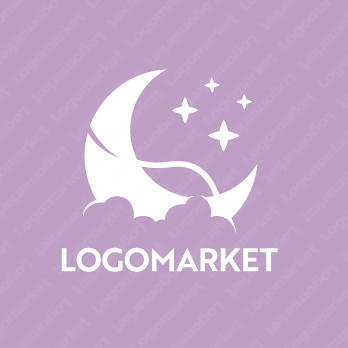 空と海と月のロゴ