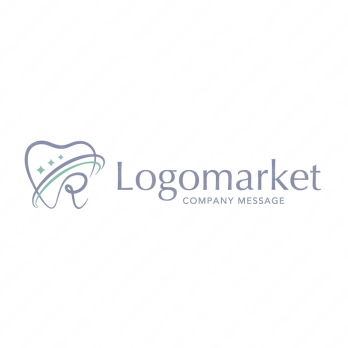 歯とRとエレガントのロゴ