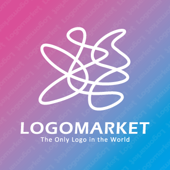 複雑と感情と手描きのロゴ