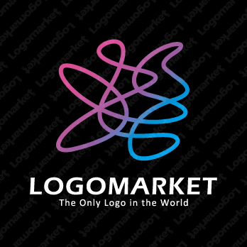 複雑と感情と手描きのロゴ