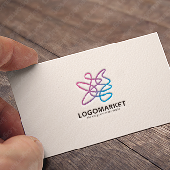 複雑と感情と手描きのロゴ