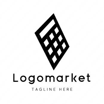 電卓と計算機と会計のロゴ