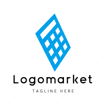 電卓と計算機と会計のロゴ