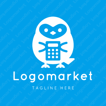 フクロウと梟と計算機のロゴ