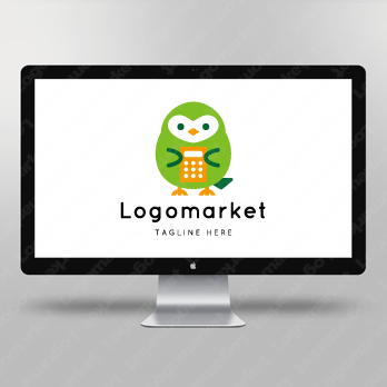 フクロウと梟と計算機のロゴ