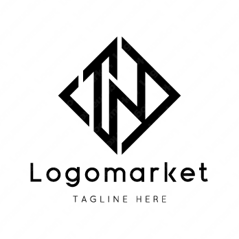 Nと1とナンバーワンのロゴ