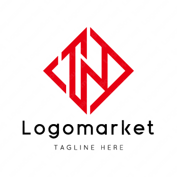 Nと1とナンバーワンのロゴ