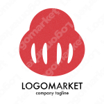 和モダンと達磨と日本のロゴ