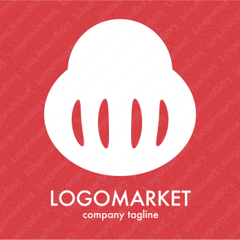 和モダンと達磨と日本のロゴ