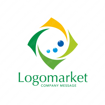 心と希望と明るい未来のロゴ