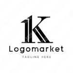 Kと1とナンバーワンのロゴ