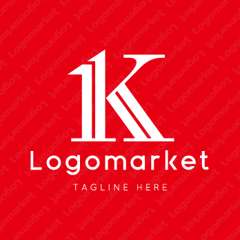 Kと1とナンバーワンのロゴ