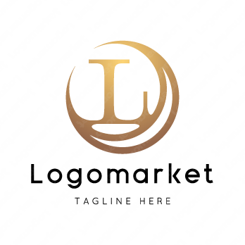 Lとlと月のロゴ