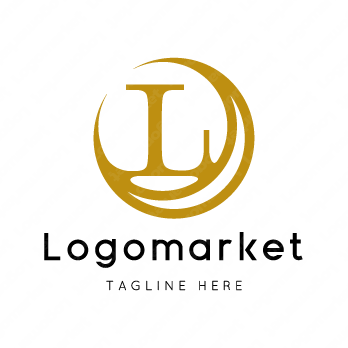 Lとlと月のロゴ