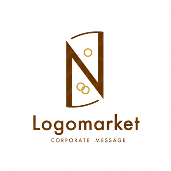 ケーキとやさしさとNのロゴ