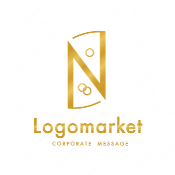 ケーキとやさしさとNのロゴ