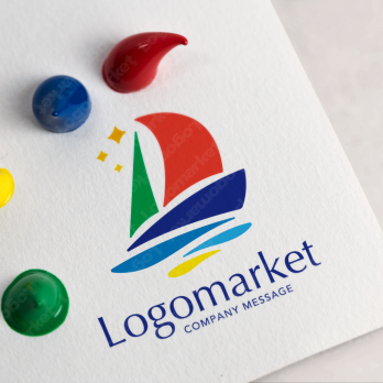 Aとaと虹のロゴ