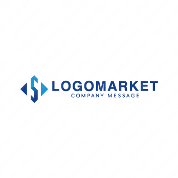 Sとスクエアと前進のロゴ