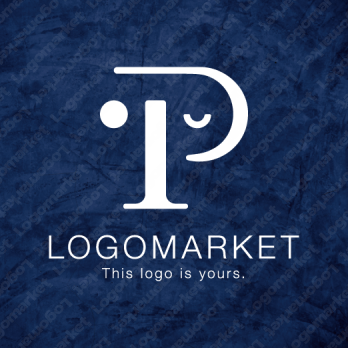 PとIとゾウのロゴ