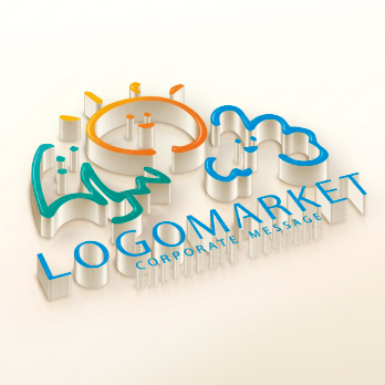 Aとaと虹のロゴ