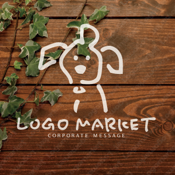 犬とペットとかわいいのロゴ