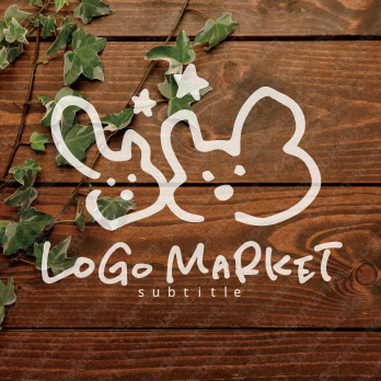 なかよしとふたりと星のロゴ