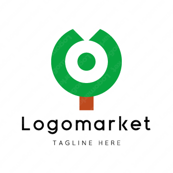 木と人と幸福のロゴ