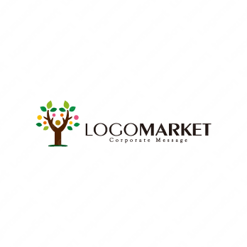 人と成功と成熟のロゴ