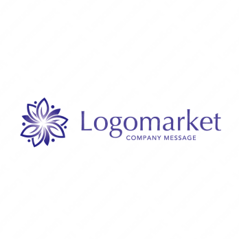 花と癒しと穏やかのロゴ